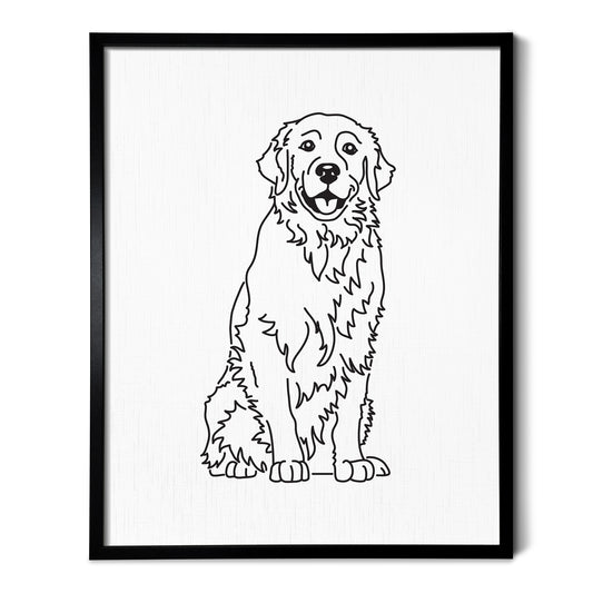 Golden Retriever Art Print