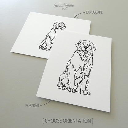 Golden Retriever Art Print
