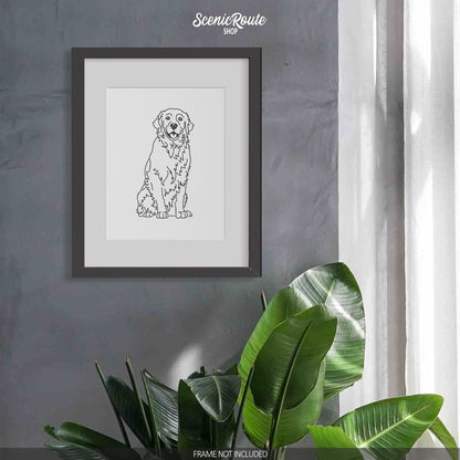 Golden Retriever Art Print