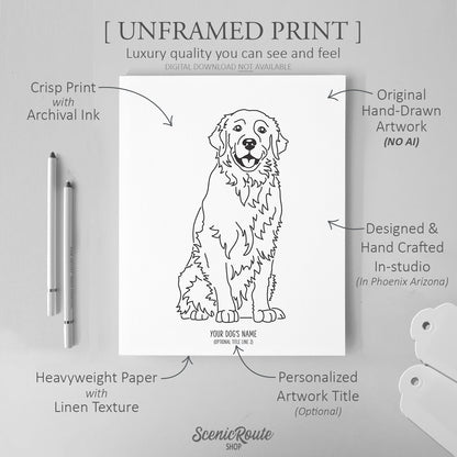 Golden Retriever Art Print