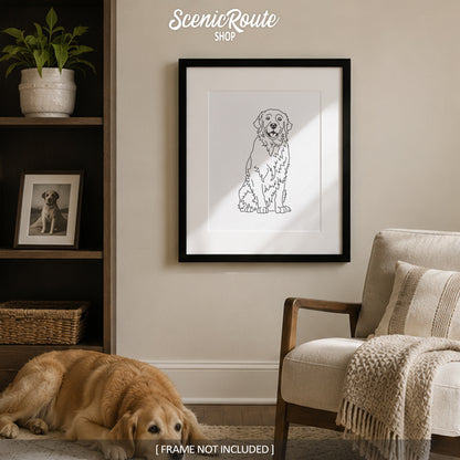 Golden Retriever Art Print
