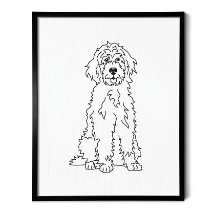 Goldendoodle Art Print
