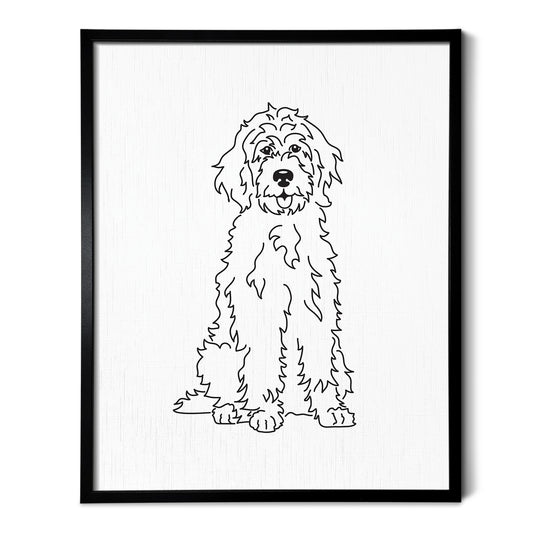 Goldendoodle Art Print