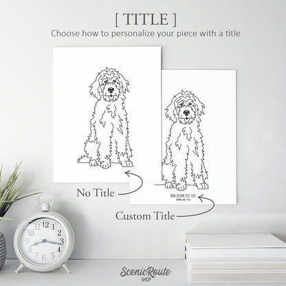 Goldendoodle Art Print