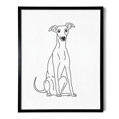 Greyhound Art Print
