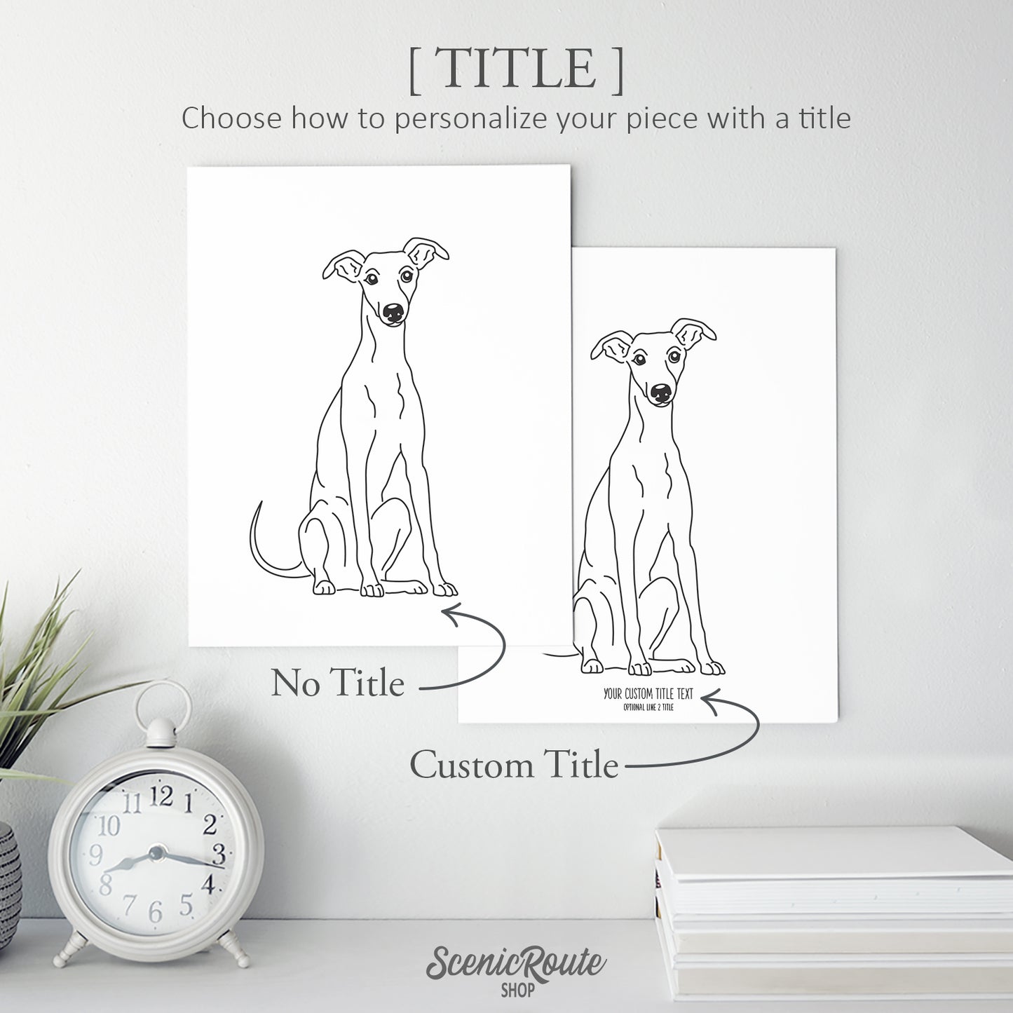 Greyhound Art Print