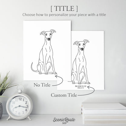 Greyhound Art Print