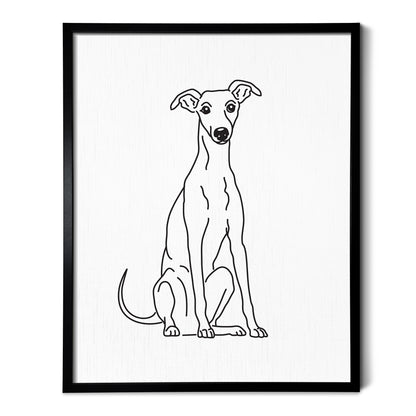 Greyhound Art Print