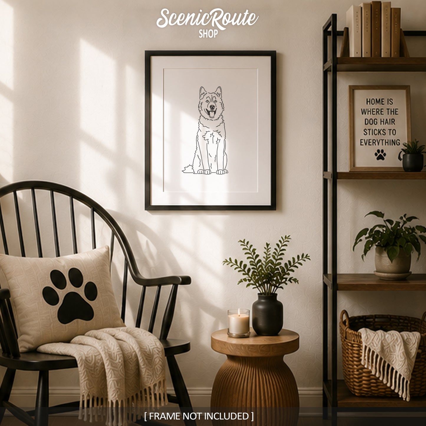 Husky Art Print