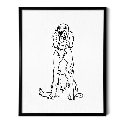 Irish Setter Art Print
