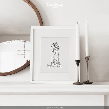 Irish Setter Art Print
