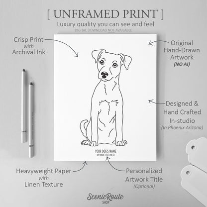 Jack Russell Terrier Art Print