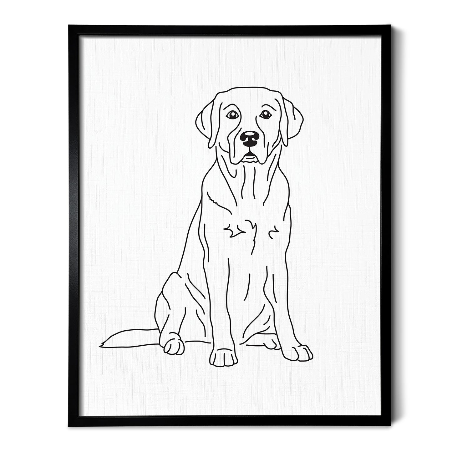 Labrador (English) Art Print