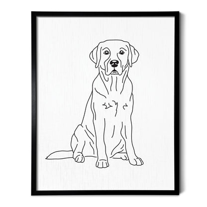 Labrador (English) Art Print