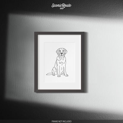 Labrador (English) Art Print
