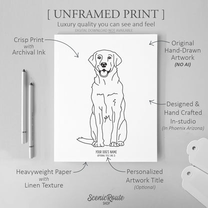 Labrador Art Print