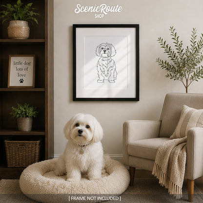 Maltese Art Print