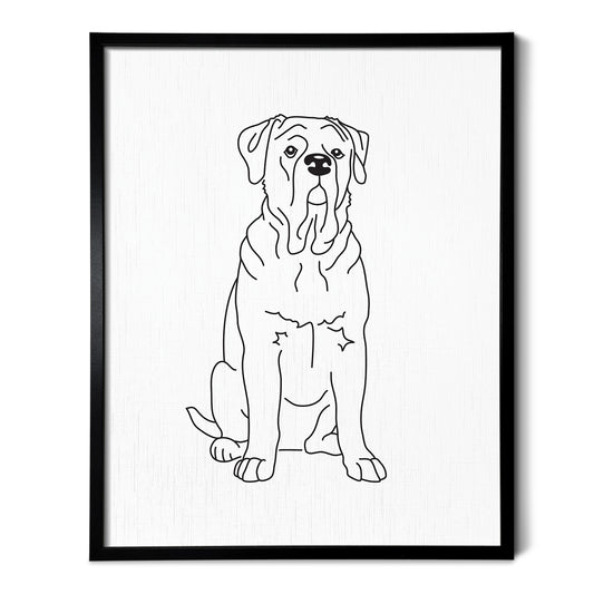 Mastiff Art Print