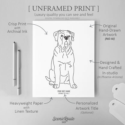 Mastiff Art Print