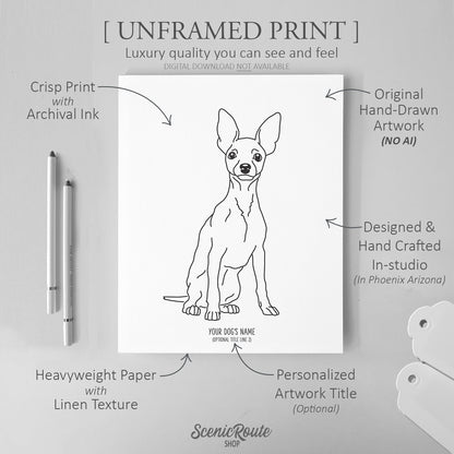 Miniature Pinscher Art Print