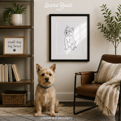 Norwich Terrier Art Print