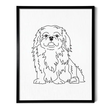 Pekingese Art Print