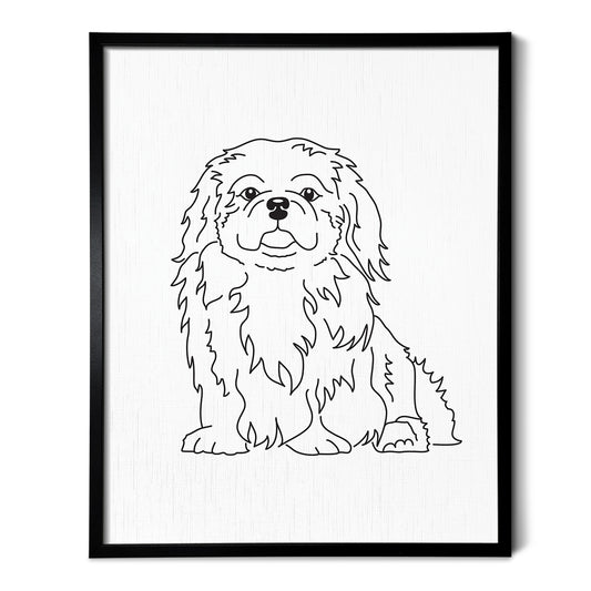 Pekingese Art Print