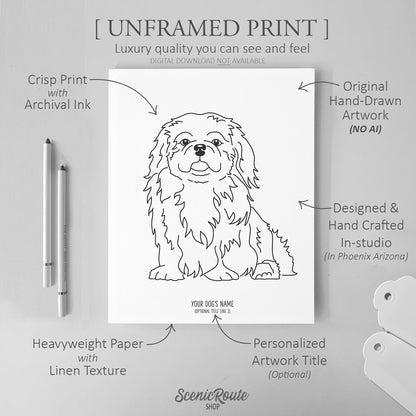 Pekingese Art Print