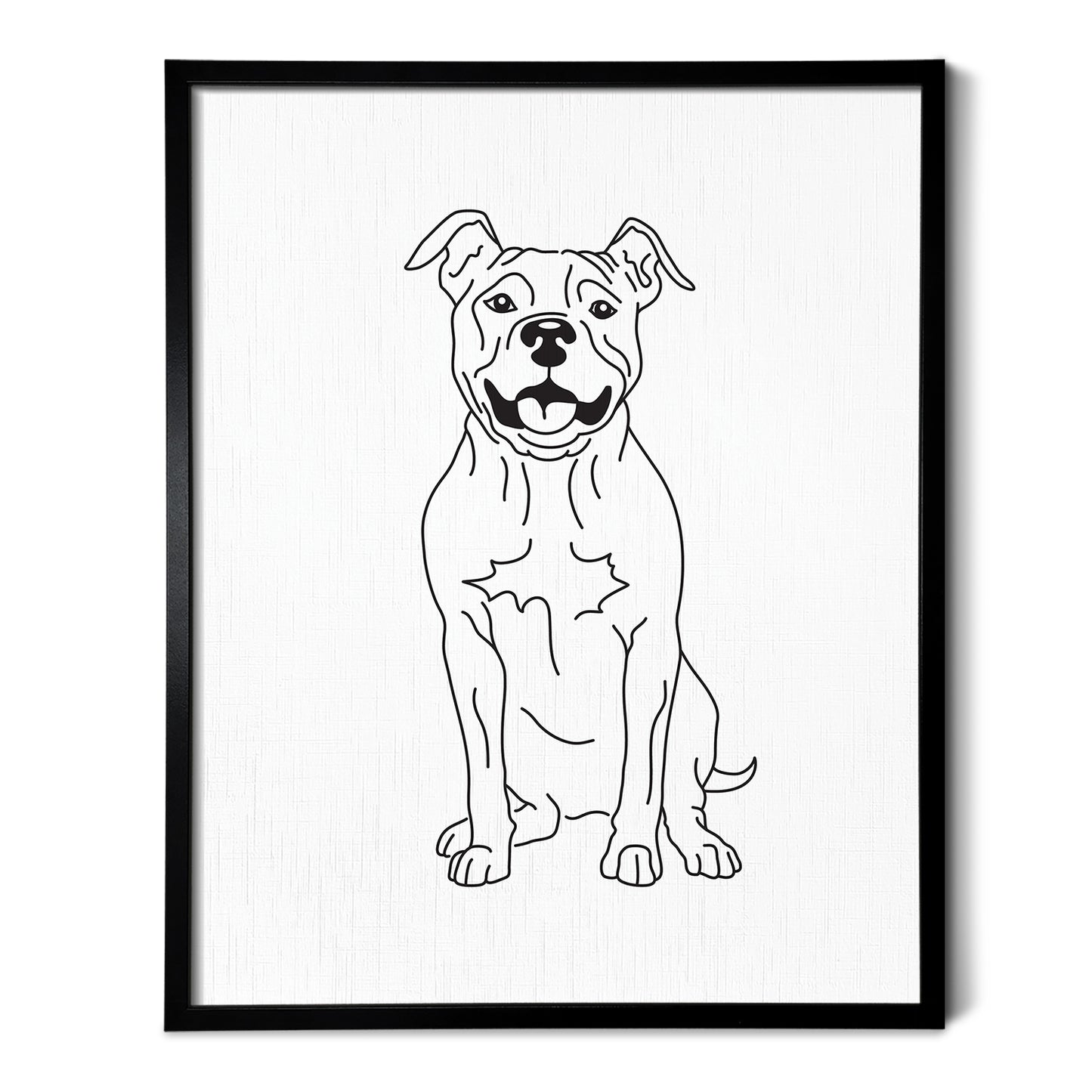 Pitbull Art Print