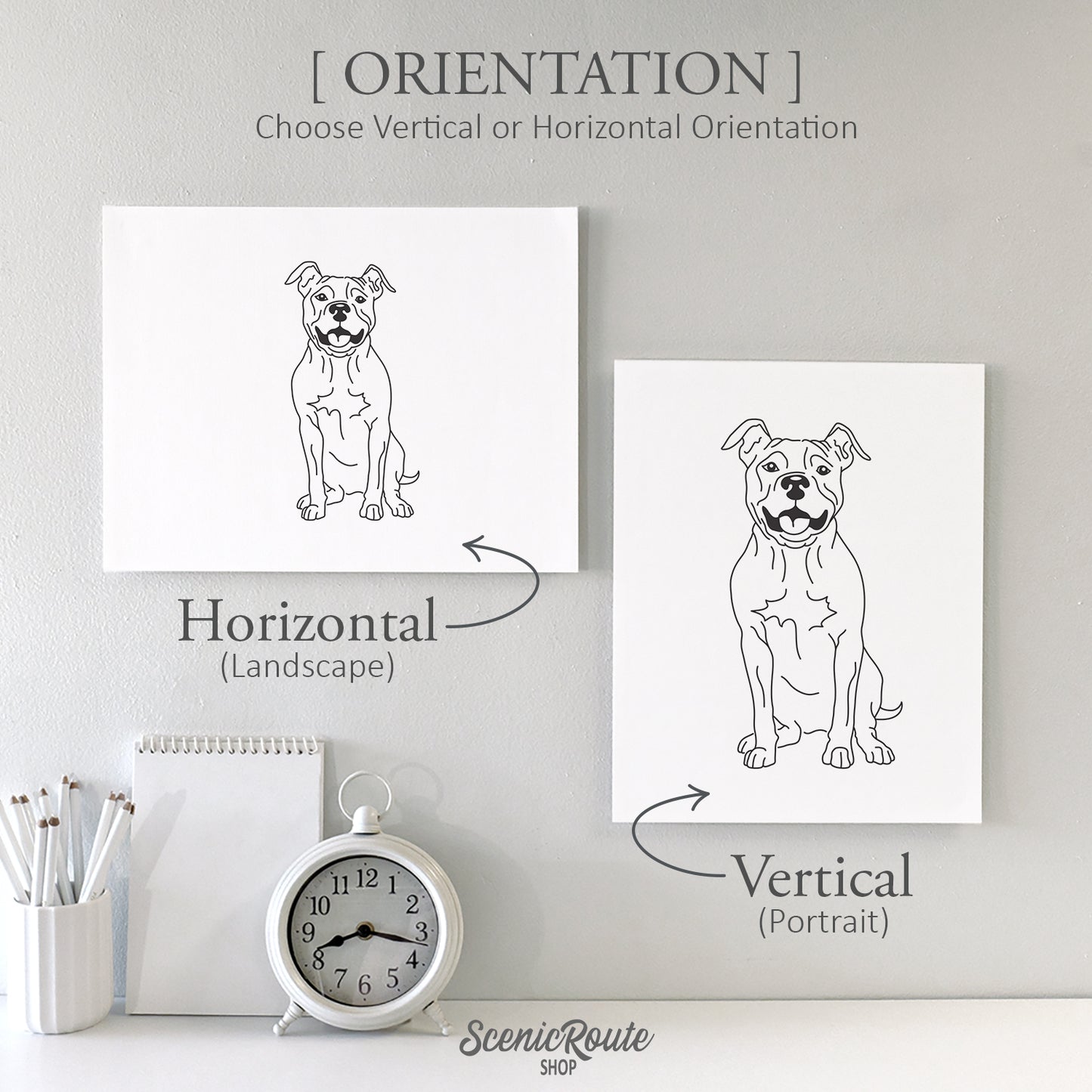 Pitbull Art Print