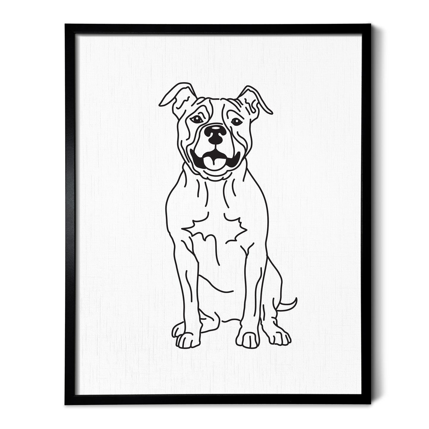 Pitbull Art Print