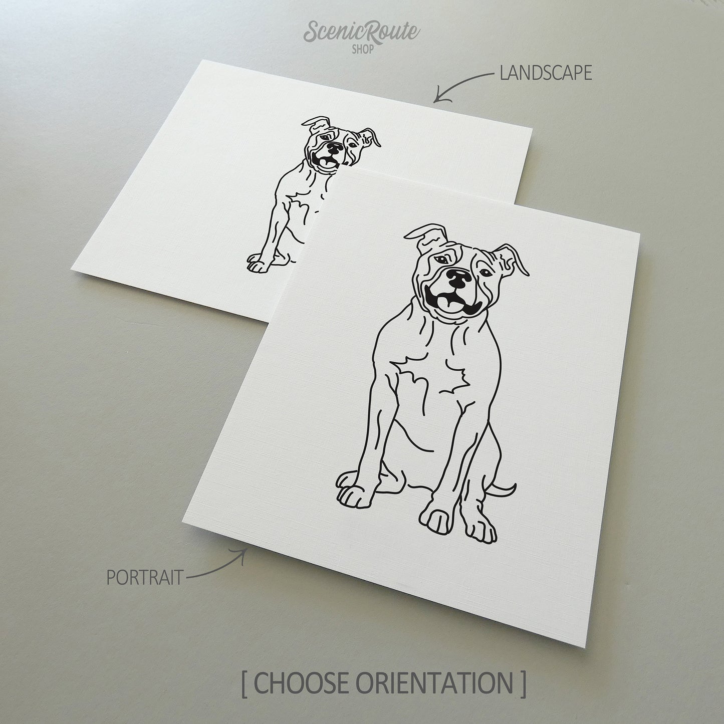Pitbull Art Print
