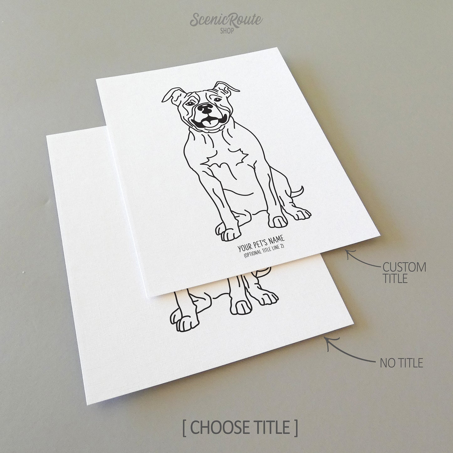 Pitbull Art Print