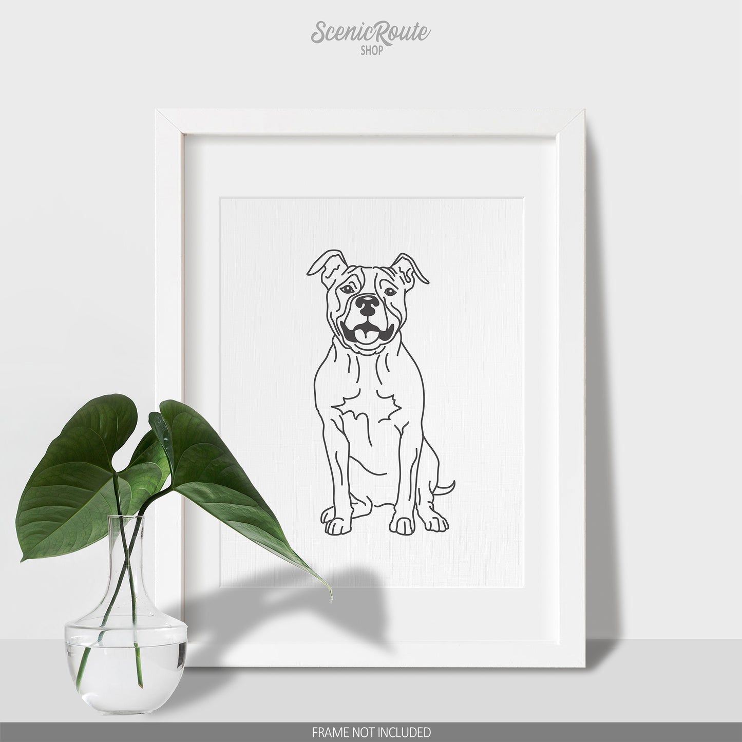 Pitbull Art Print