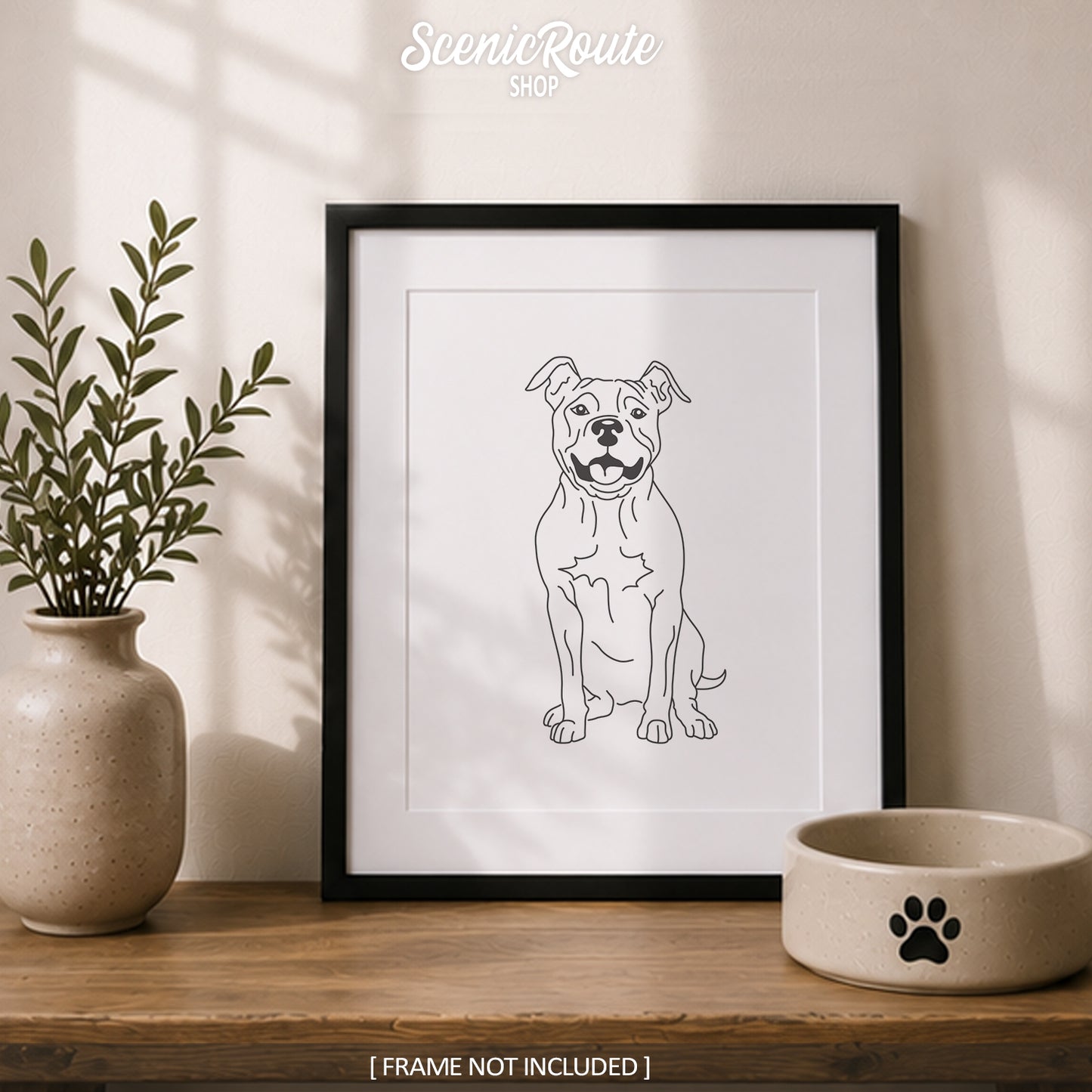Pitbull Art Print