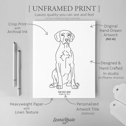 Pointer Art Print