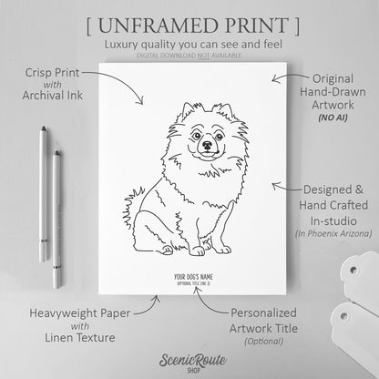 Pomeranian Art Print