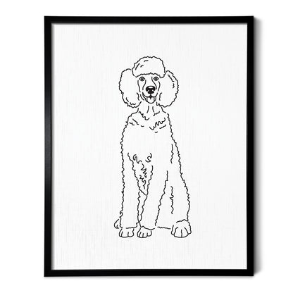 Poodle Art Print
