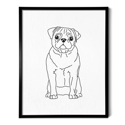 Pug Art Print