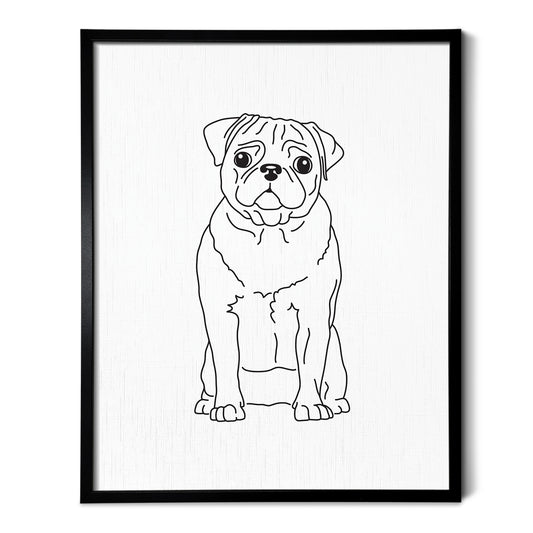 Pug Art Print
