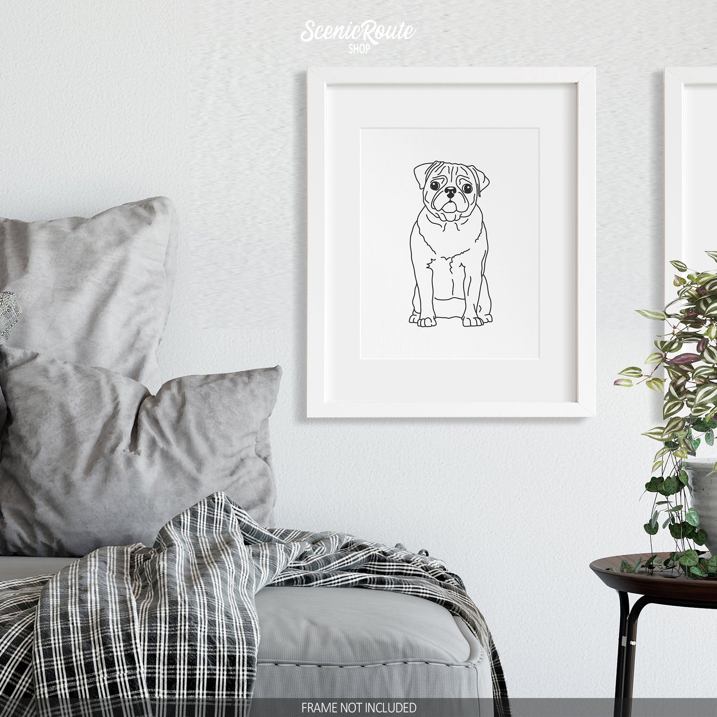 Pug Art Print