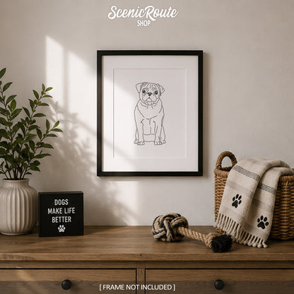 Pug Art Print