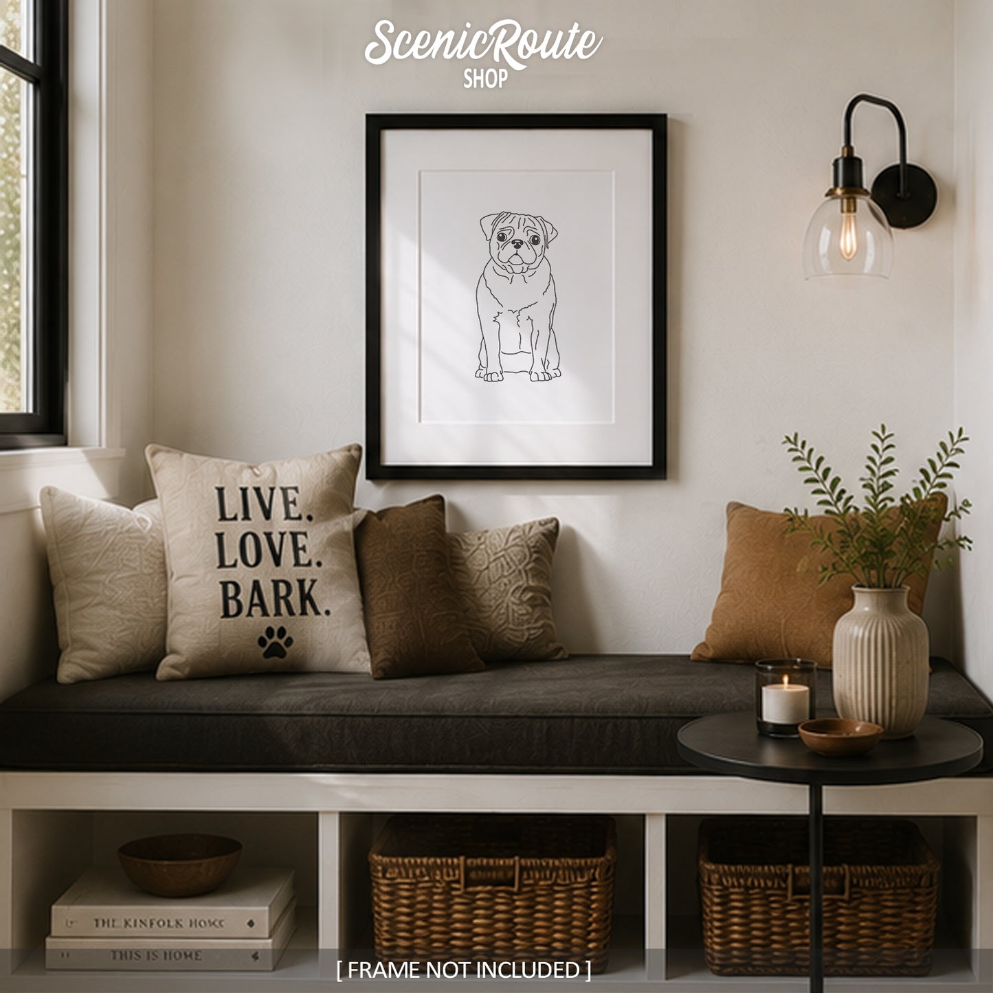 Pug Art Print