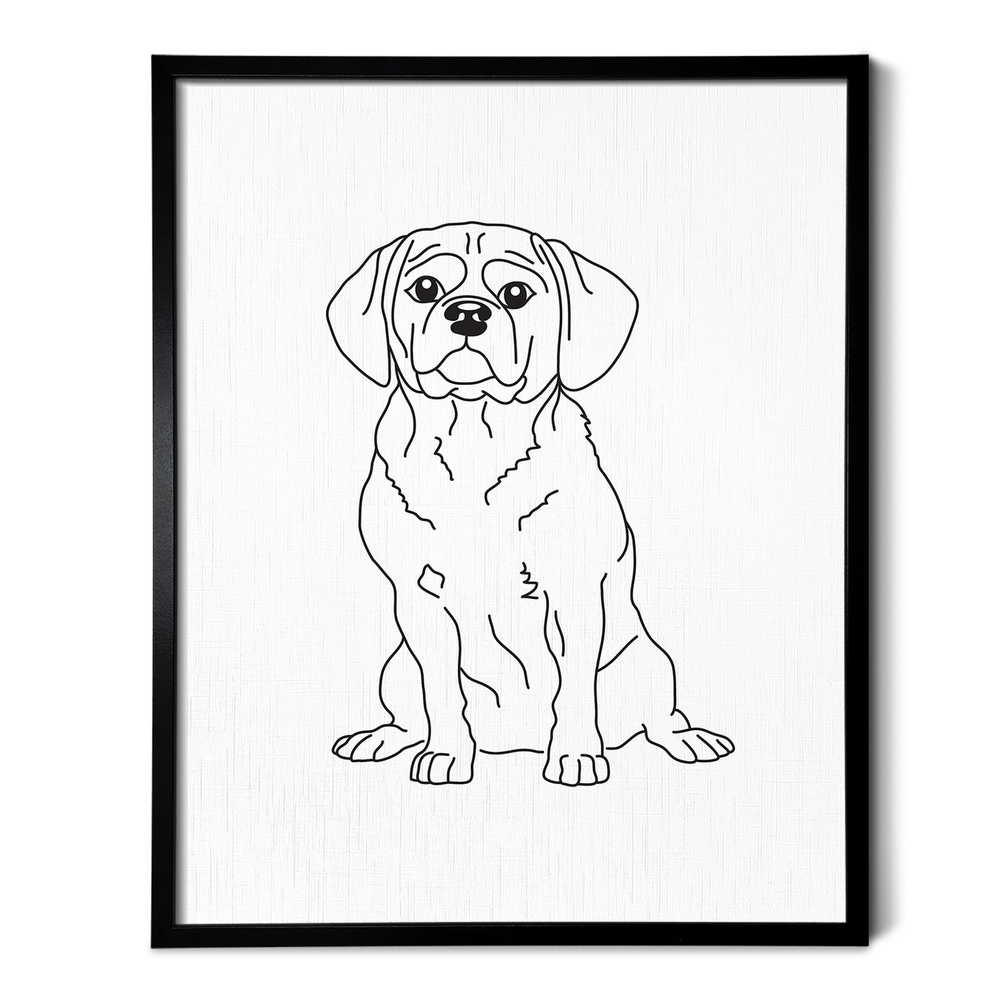 Puggle Art Print