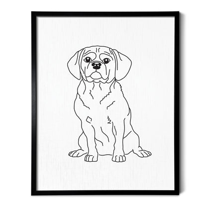 Puggle Art Print