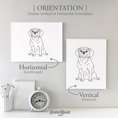 Puggle Art Print