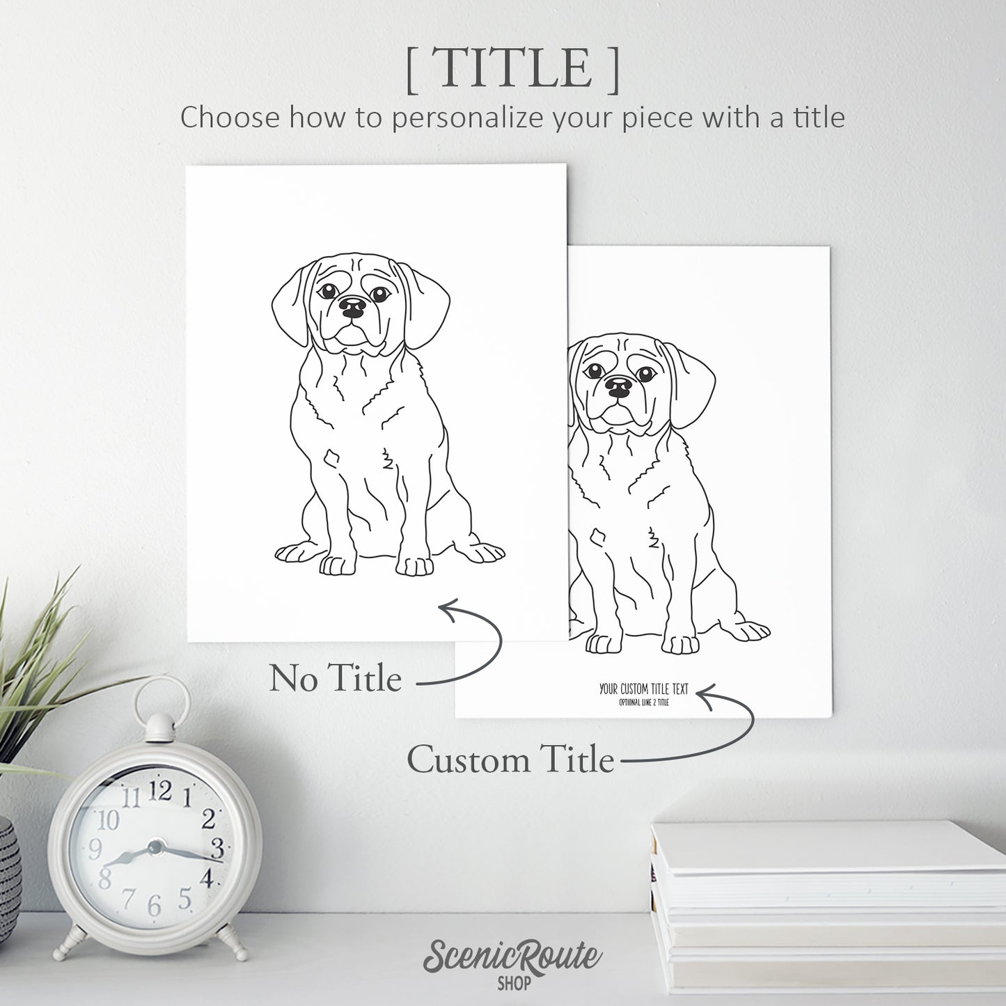 Puggle Art Print