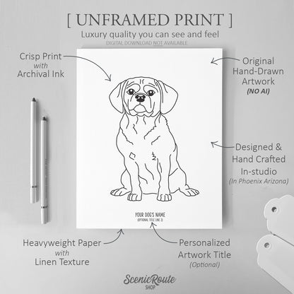 Puggle Art Print