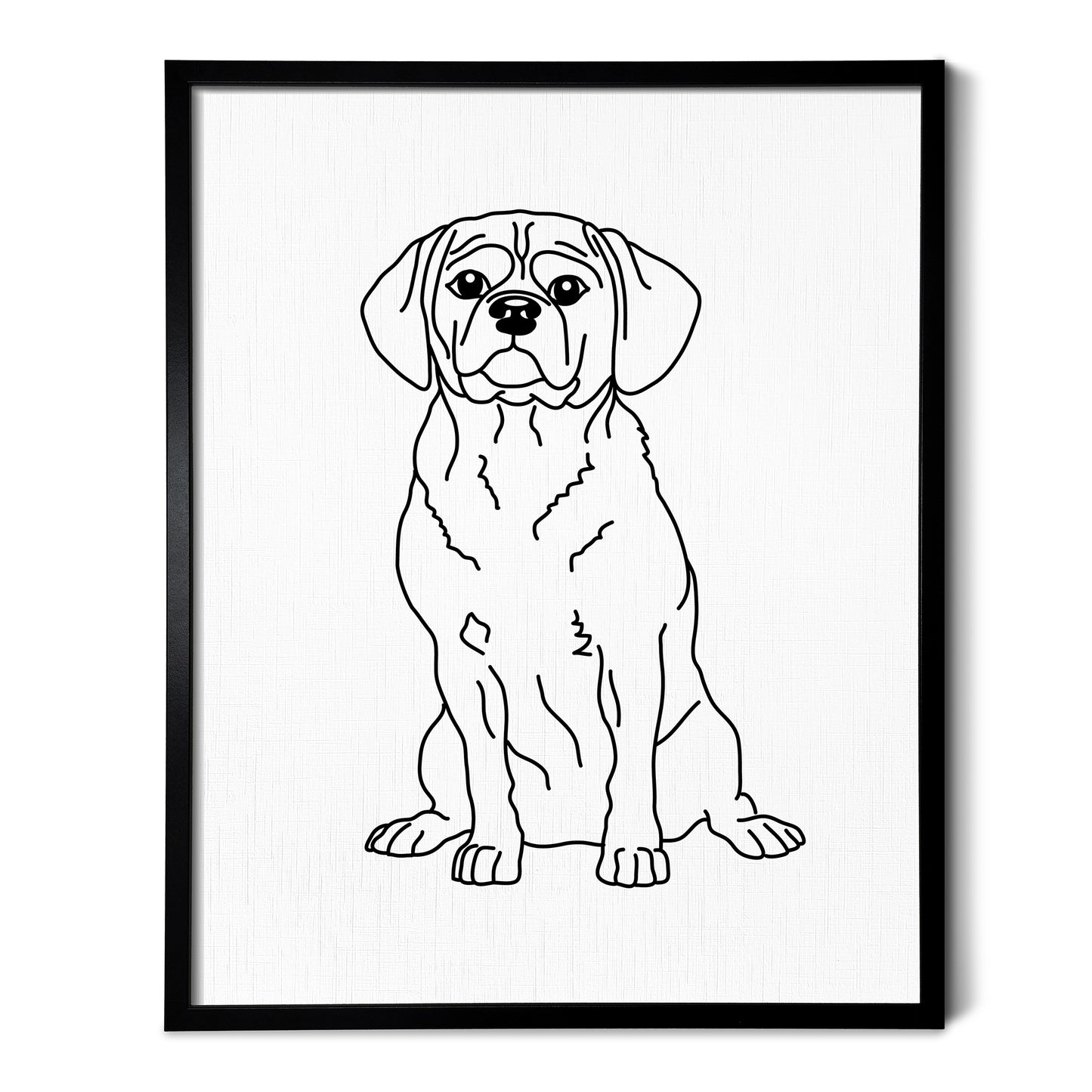 Puggle Art Print