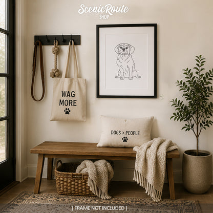 Puggle Art Print
